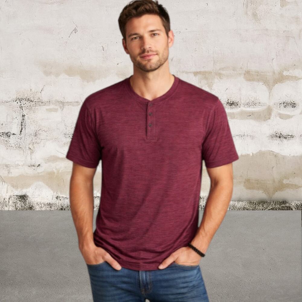 Liberty Pro Men’s Active Quick Dry Casual Shirt Red Size Medium NWT